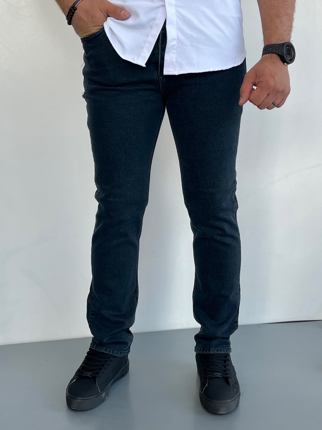 شلوار راسته Wrangler سرمه ای